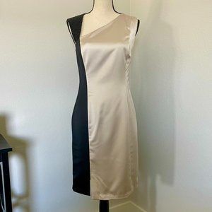 Stunning black and gold cocktail dress